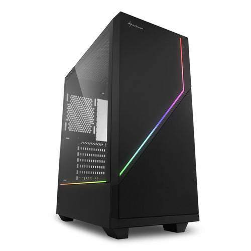 SHARKOON CASE RGB FLOW, ATX, 7 SLOTS EXPANSION, 2 USB 3.0, 1 USB 2.0DRIVE BAY DA 2,5/3,5 RGB FLOW