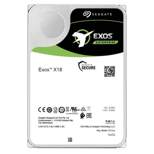 SEAGATE HDD EXOS X18 16TB 3,5 7200RPM SATA 6GB/S BUFFER 256MB ST16000NM000J