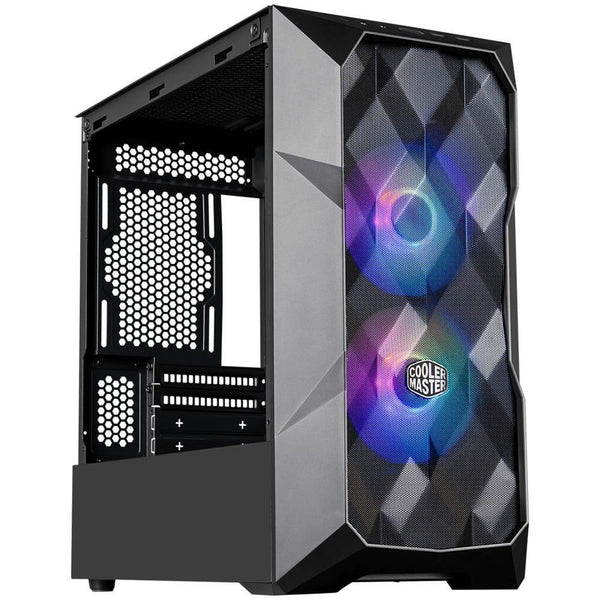 COOLER MASTER CASE MASTERBOX TD300 MESH BLACK ARGB, SIDE-PANEL, MID-TOWER, MICRO-ATX MINI-ITX TD300-KGNN-S00