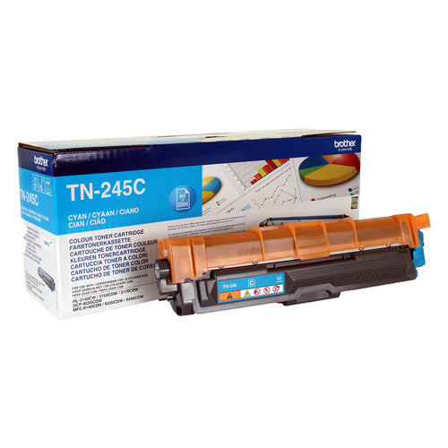 BROTHER TONER CIANO 2.200 PAG PER DCP9020CDW - HL3140CW - HL3150CDW - HL3170CDW - MFC-9330CDW - MFC-9340CDW TN-245C