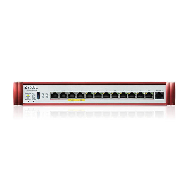 ZYXELFIREWALL CONS. 300 UTENTI, BANDA FINO A 10GB, 2P2,5GBPOE+2P2,5GB+8PGB LAN/WAN, RACK USGFLEX500H-EU0101F
