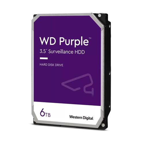 WESTERN DIGITAL HDD PURPLE 6TB 3,5 5400RPM SATA 6GB/S BUFFER 256MB WD64PURZ