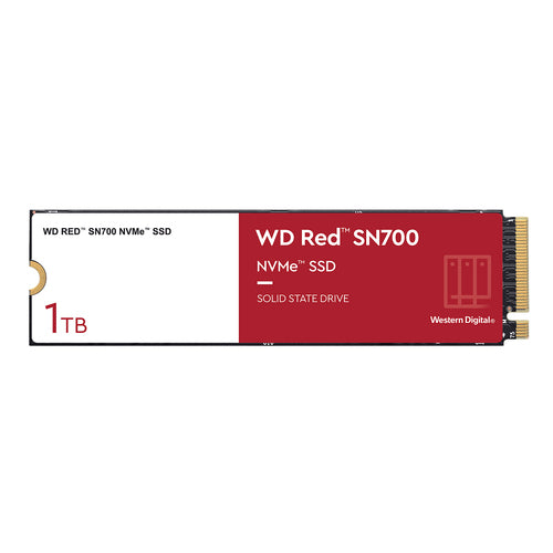 WESTERN DIGITAL SSD INTERNO RED SN700 1TB  M.2 2280  PCIE 3.0 X4 NVME WDS100T1R0C