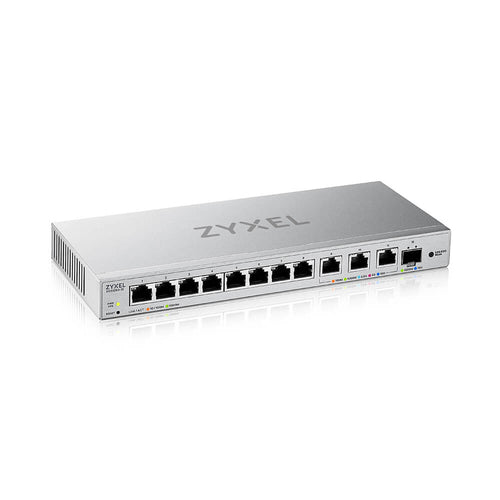 ZYXEL SWITCH SMART MANAGED 8X GB 3X 10MGBE 1X SFP+ 10GBE, - EASY MANAG, DESKTP/RACK XGS1250-12-ZZ0102F
