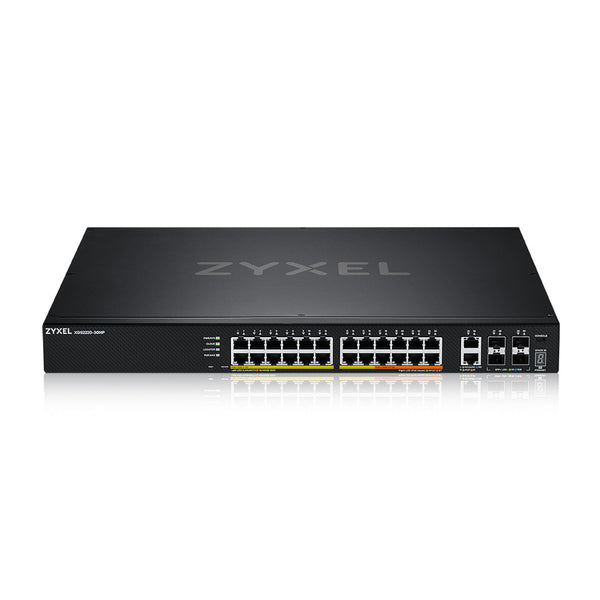 ZYXEL SWITCH MANAGED LAYER 3 LITE, 24X GBPOE , 2X 10GPOE 400W, 4 SFP+, RACK, NFLEX XGS2220-30HP-EU0101F