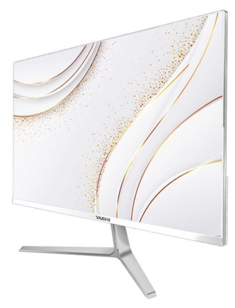 YASHI MONITOR 27 LED IPS 16:9 FHD 1MS 350 CDM, USB-C, VGA/HDMI, MULTIMEDIALE, BIANCO YZ2711