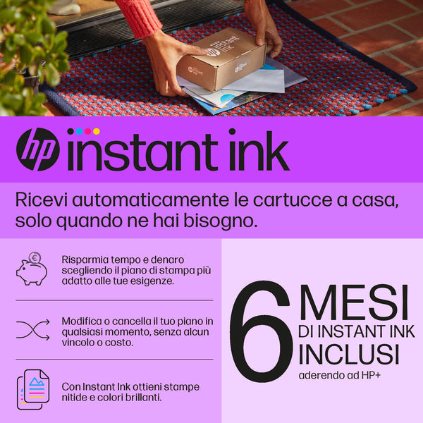 HP ENVY Inspire 7924e Wireless All-in-One Colore Stampante, Instant Ink; Stampa di foto