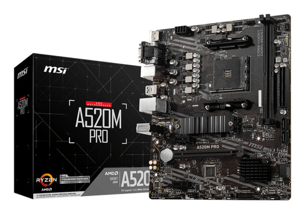 MSI A520M PRO scheda madre AMD A520 Socket AM4 micro ATX