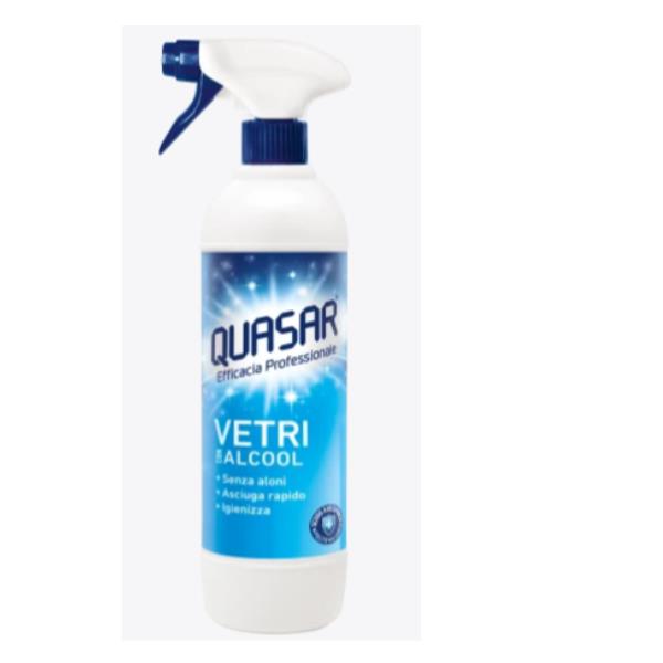 PULIZIA UFFICIO CF12QUASAR VETRI ALCOOL SPRAY 580ML 05-0745
