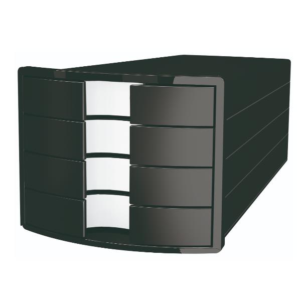 HAN CASSETTIERA IMPLUS 4 CASSETTI NERA 1012-13