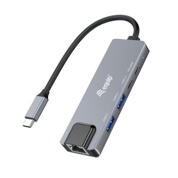 EQUIP USB-C TO 2.5G ETHERNET + 3 PORT USB 133496