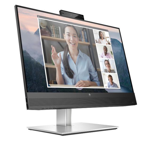 HP E24mv G4 Monitor PC 60,5 cm (23.8") 1920 x 1080 Pixel Full HD Nero, Argento