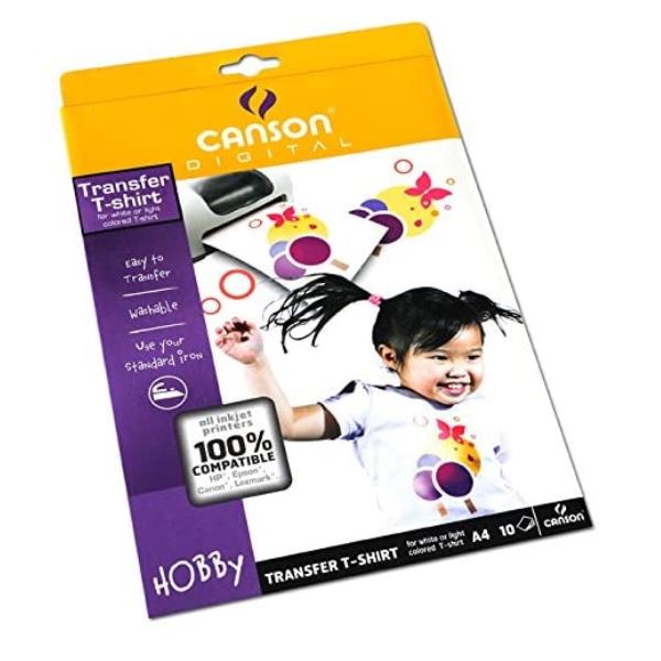 CANSON FILM TRANFERT T-SHIRTCHIA A4 10FG C204567480