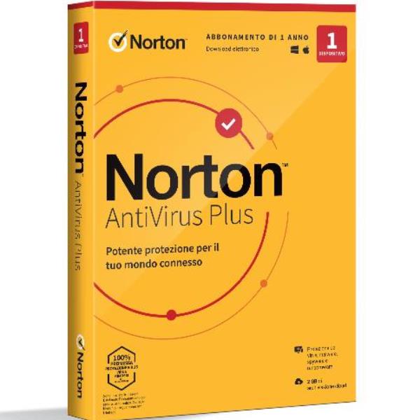 Norton Antivirus Plus 2024 | 1 Dispositivo | Licenza di 1 anno | PC o Mac