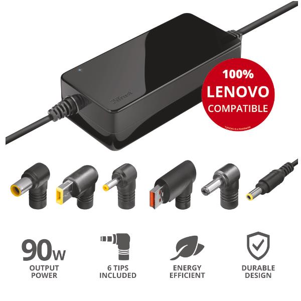 TRUST MAXO LENOVO 90W LAPTOP CHARGER 23394