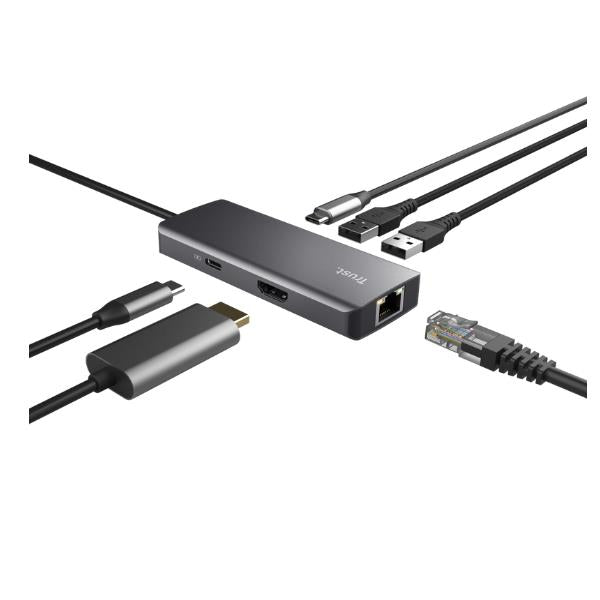 TRUST DALYX 6-IN-1 MULTIPORT ADAPTER 24968