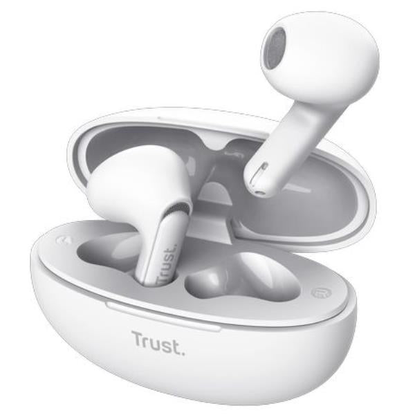 TRUST YAVI BT ENC EARPHONES WHITE 25173