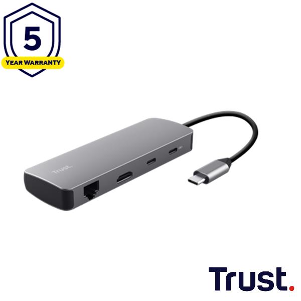 TRUST DALYX 8-IN-1 MULTIPORT ADAPTER 25672