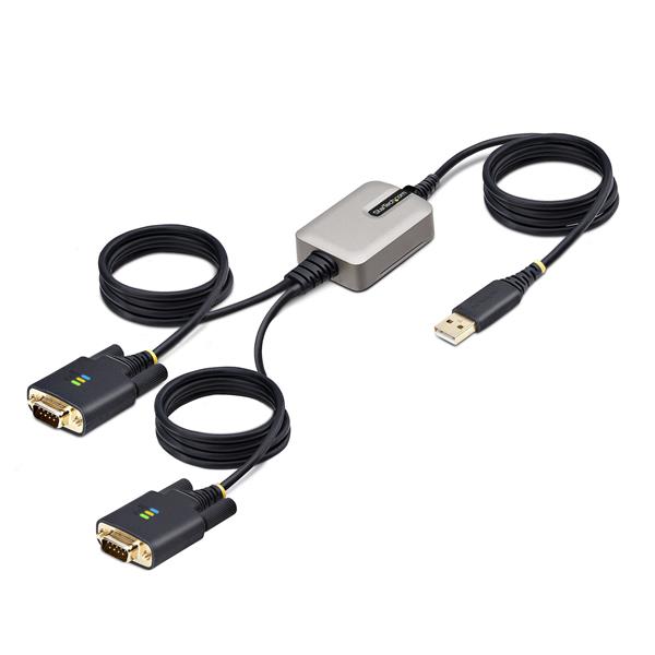 STARTECH CAVO USB A SERIALE A 2X RS232 2P6FFC-USB-SERIAL