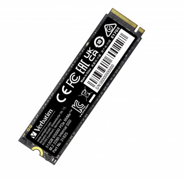 VERBATIM VI5000 M2 PCIE4 NVME 512GB 31825V