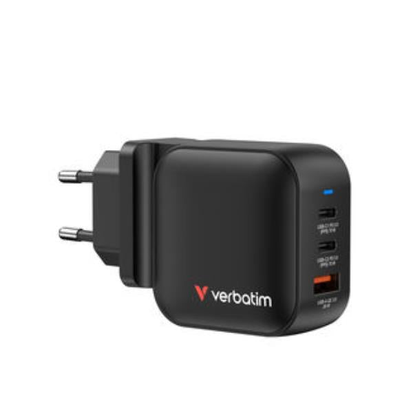 VERBATIM GAN CHARGER 3 PORT 70W MINI 32229