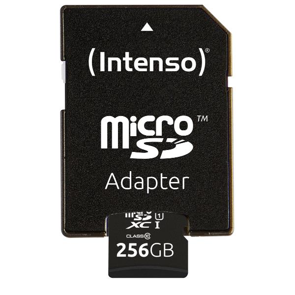 INTENSO MICRO SD CON ADATTATORE 256GB UHS-I 3423492