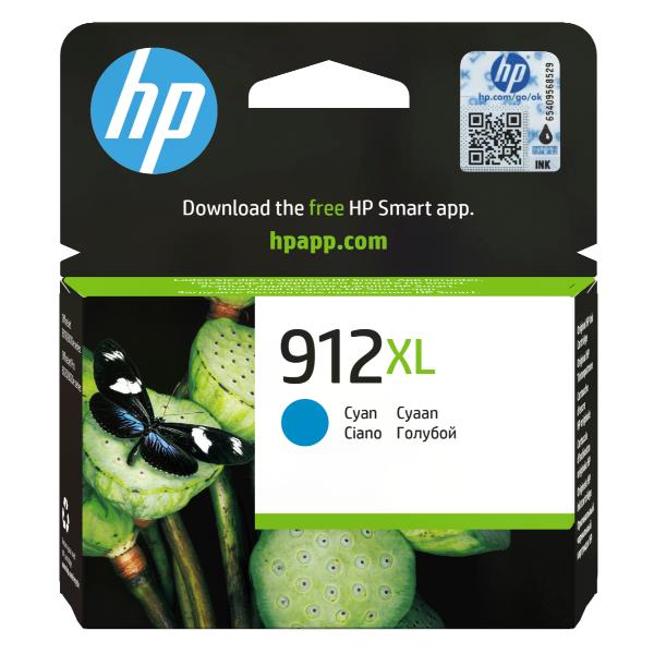 HP 912XL HIGH YIELD CYAN 3YL81AE#BGX
