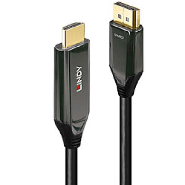 LINDY CAVO DA DP 1.4 A HDMI 8K60 1M 40930