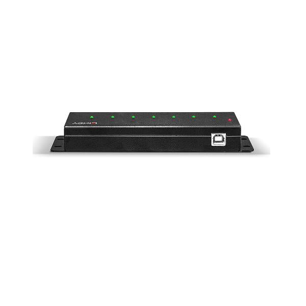 Lindy 42794 hub di interfaccia USB 2.0 Type-B 480 Mbit/s Nero