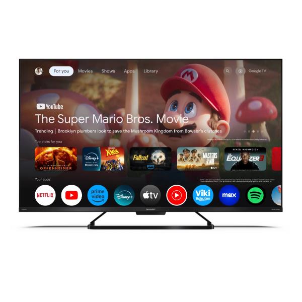 SHARP 43 UHD 4K QLED FRAMELESS GOOGLE 144 43GR8765E
