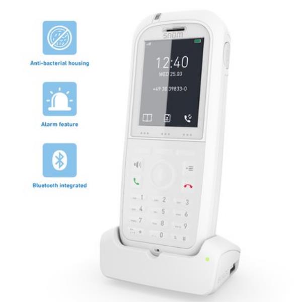 SNOM TELEFONO DECT IP M90 ANTI-BACTER 4425