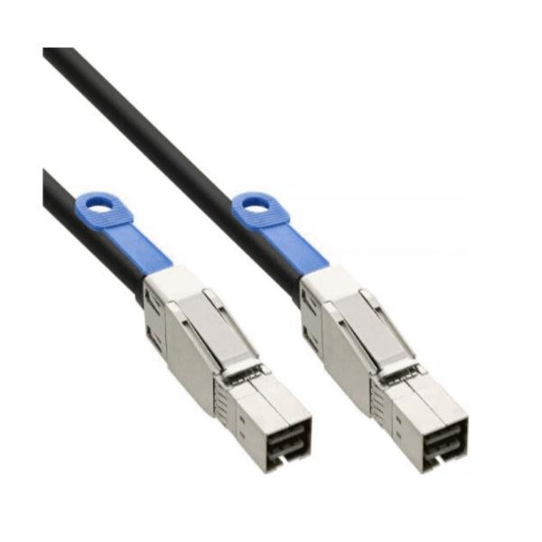 DELL 470-AATP cavo Serial Attached SCSI (SAS) 2 m 12 Gbit/s Nero, Metallico