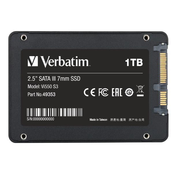 VERBATIM 2TB SATA3 2.5 SSD 7MM  VI550 49354V