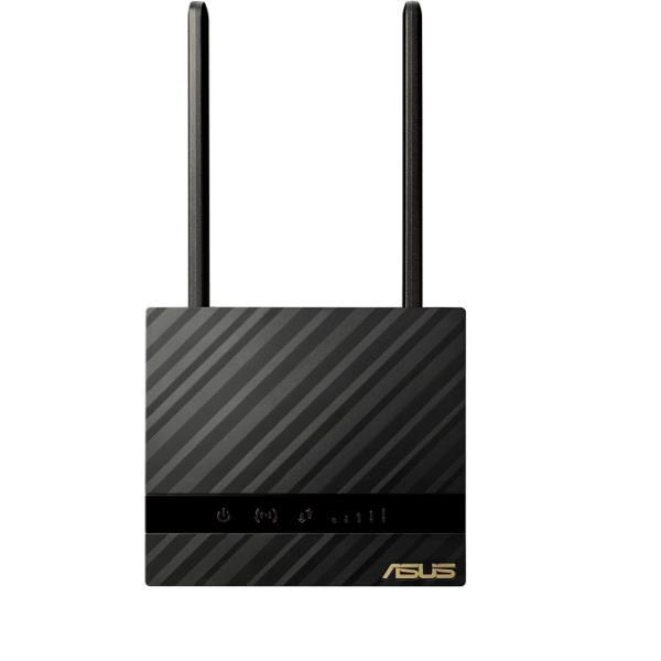 ASUS 4G-N16 router wireless Gigabit Ethernet Banda singola (2.4 GHz) Nero