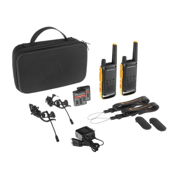 Motorola Talkabout T82 Extreme Twin Pack ricetrasmittente 16 canali Nero, Arancione