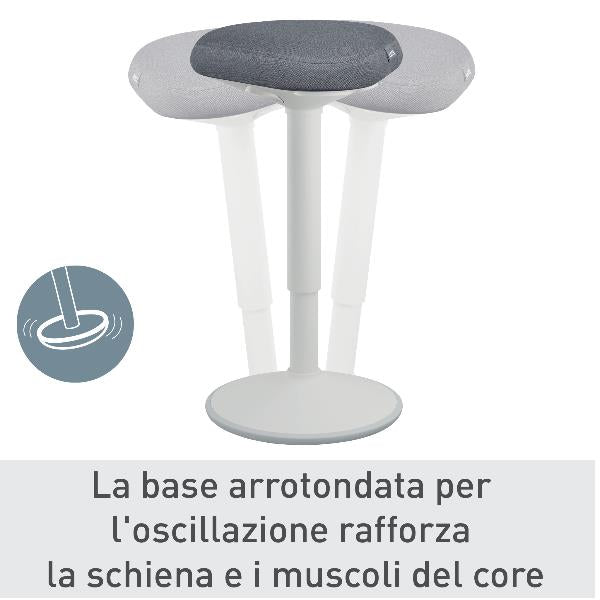 LEITZ SGABELLO ACTIVE COMFORT IN PIEDI 6545-00-85