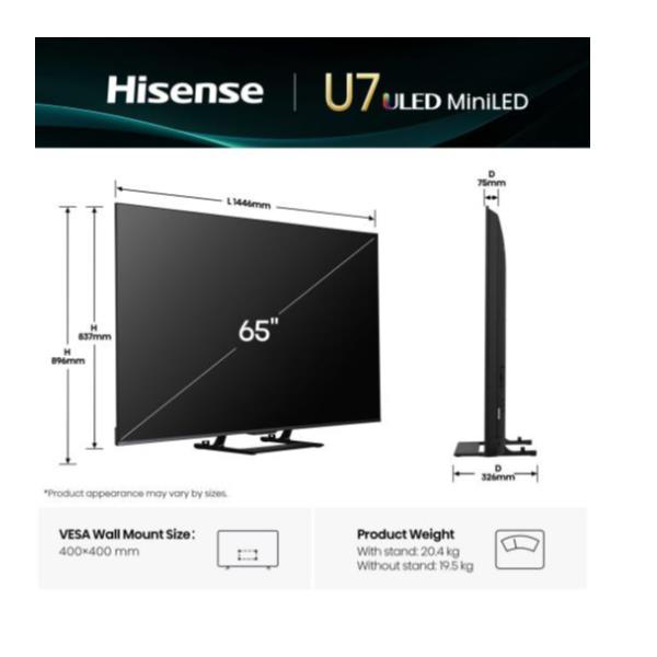 HISENSE 65 U79Q MINI LED 4K UHD SMART 144HZ 65U79Q
