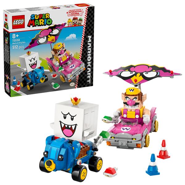 LEGO MARIO KART    WARIO E RE BOO 72038