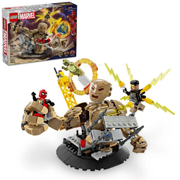 LEGO SPIDERMAN VS UOMOSABBIA BATTAGLIAF 76280