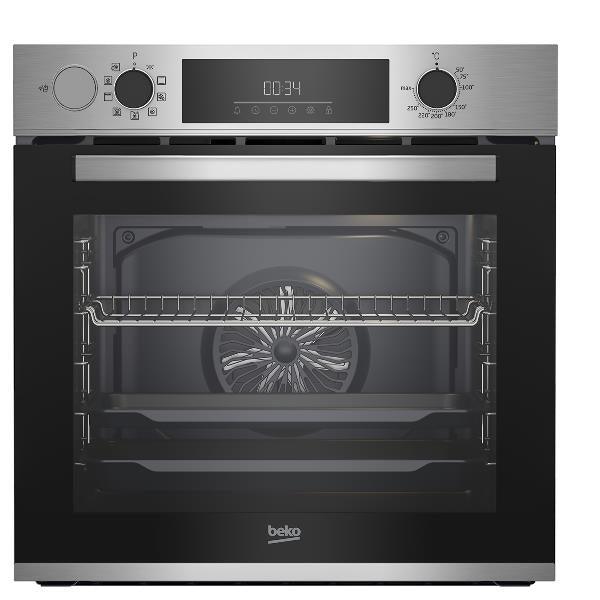 Beko b300 Forno Multifunzione BBIS12300XDE Assistito a Vapore SteamAssist, , 9 Funzioni, A+, Acciaio Inox