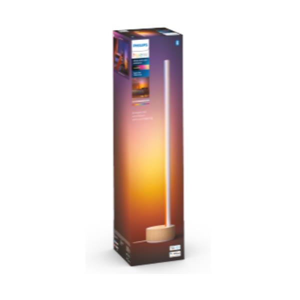 Philips Hue White and Color ambiance Gradient Signe Lampada Smart Tavolo Effetto Legno