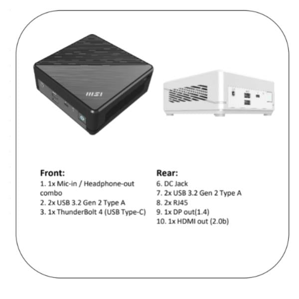 MSI CUBI 5 12M-406BEU 936-B0A811-406