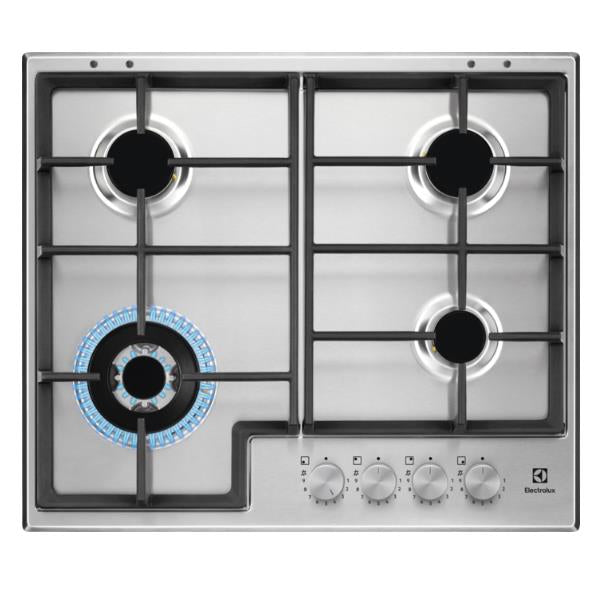ELECTROLUX PIANO GAS EGS64362X WOK 60CM 4FINOX 949641008
