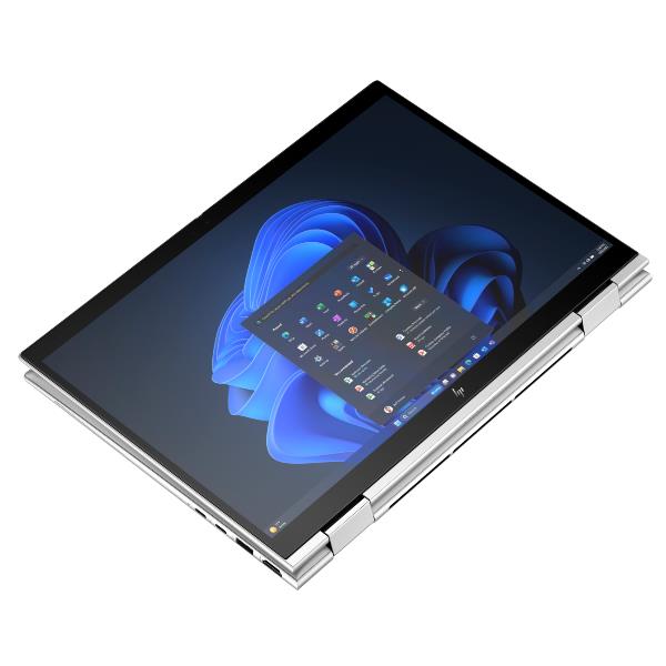 HP Elite x360 830 G11 Intel Core Ultra 7 155U Ibrido (2 in 1) 33,8 cm (13.3") Touch screen WUXGA 32 GB LPDDR5x-SDRAM 1 TB SSD Wi-Fi 6E (802.11ax) Windows 11 Pro AI PC Argento