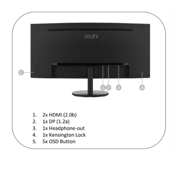 MSI PRO MP341CQ 9S6-3PB2CT-002