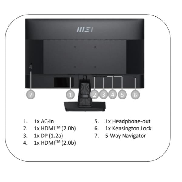 MSI PRO MP275Q 9S6-3PC3CM-026