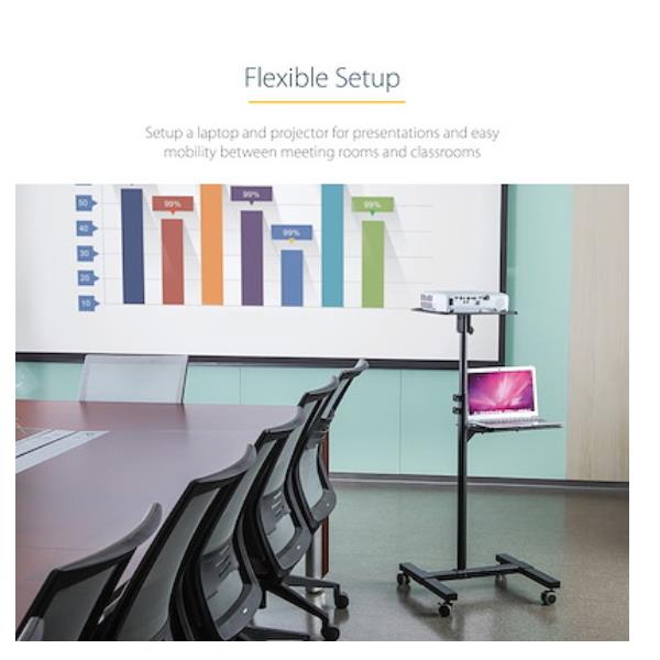 STARTECH CARRELLO PER PROIETTORE ADJPROJCART
