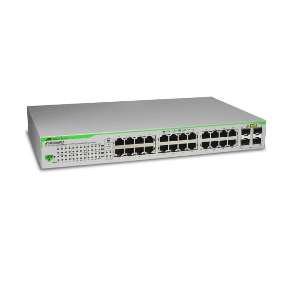 ALLIED TELESIS 24 PORT 10/100/1000TX WEBSMART AT-GS950/24-50