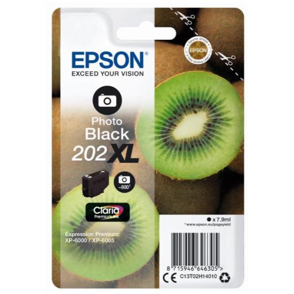 EPSON CART.PHOTO BLACK 202XL KIWI C13T02H14020