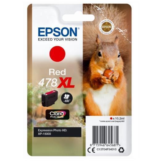 EPSON CART ROSSO PHOTO HD 478XL SCOIATTOL C13T04F54010